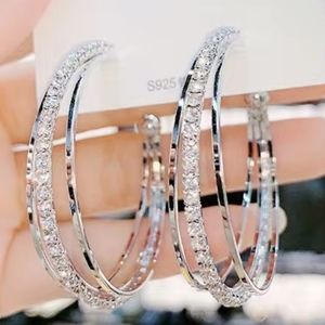 3/$25 - Beautiful silver hoops